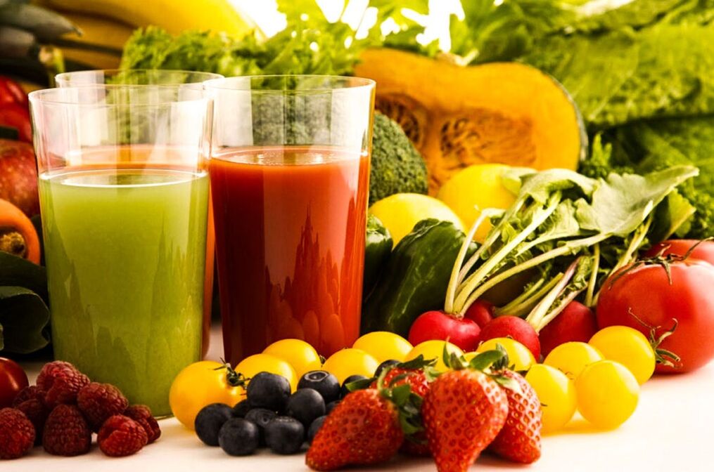köögivilja- ja puuviljamahlad kehakaalu langetamiseks